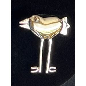 Vtg Sterling Silver Bird Pin